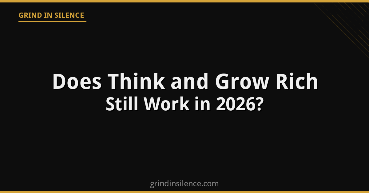 Does Think and Grow Rich Still Work in 2026?