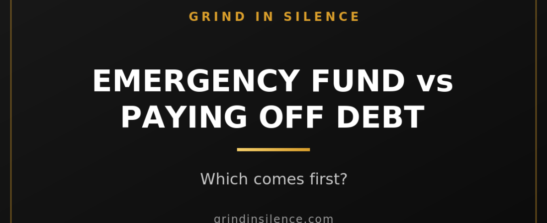 Emergency Fund vs. Paying Off Debt: Which Comes First?