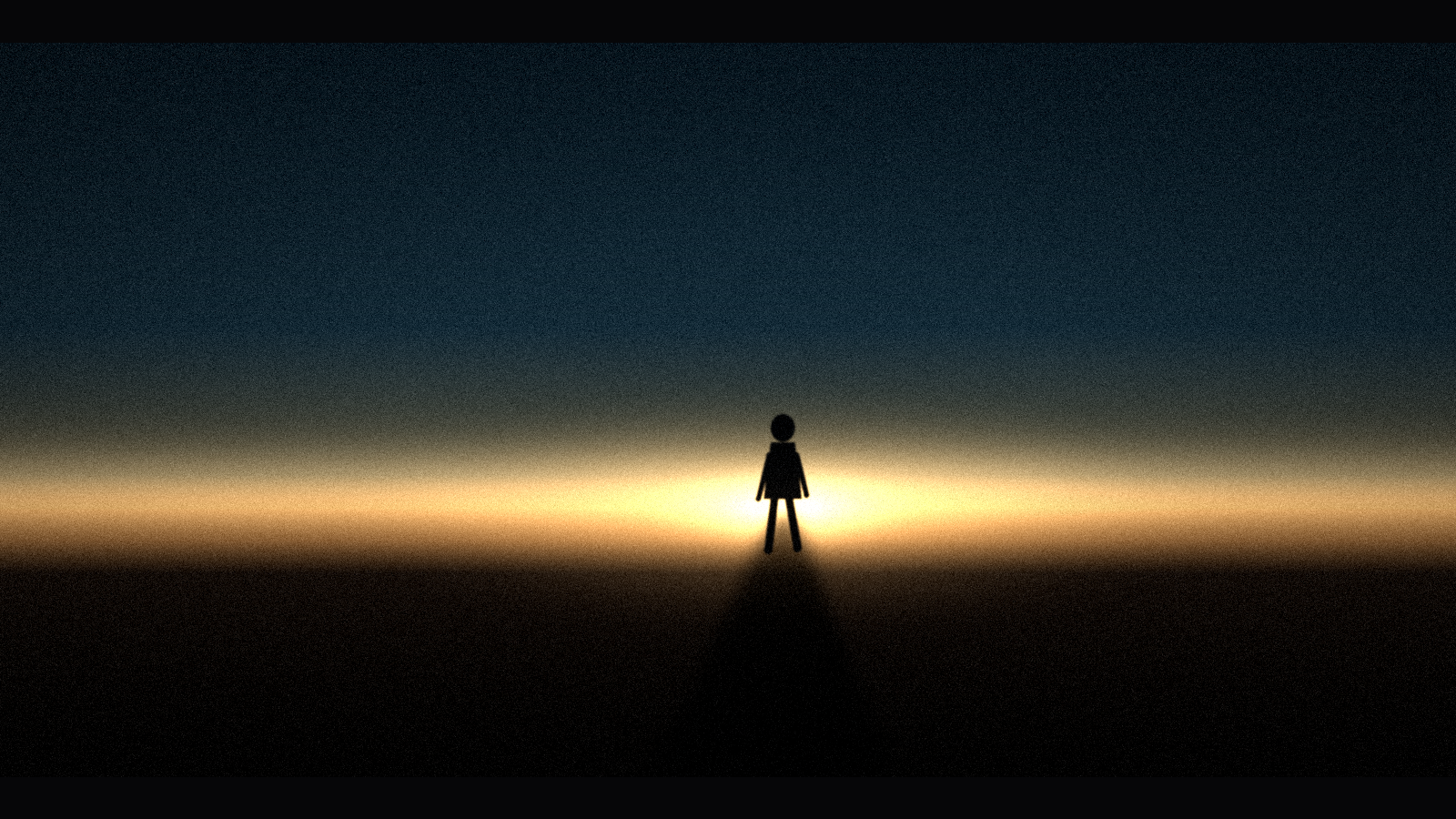 Lone silhouette walking down an empty road at dusk, representing a discipline mindset built in solitude